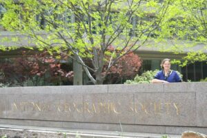 Here I am at National Geographic headquarters in D.C.