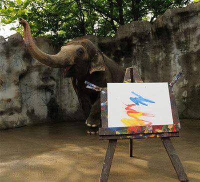 Elephant art