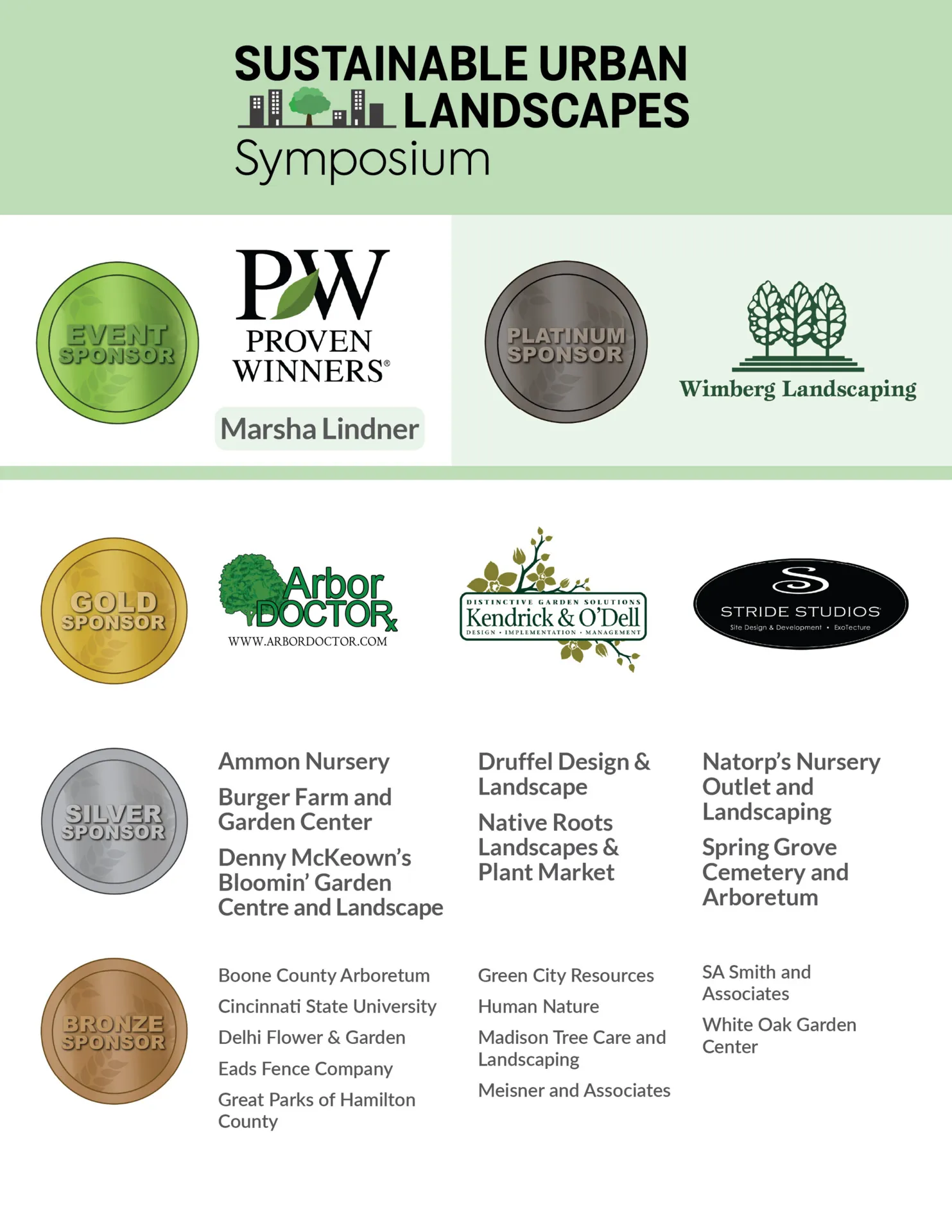 sustainable urban landscapes logos