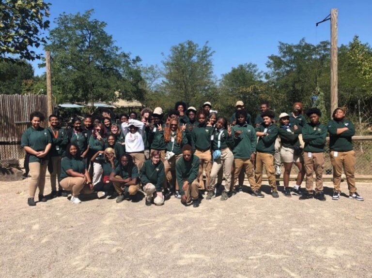zoo academy students