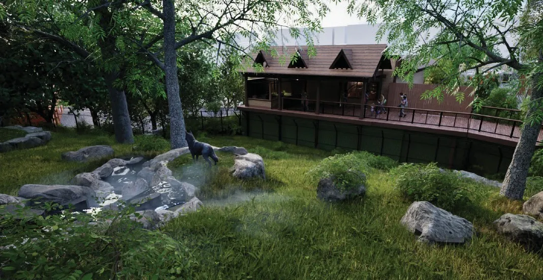 mexican wolves new habitat rendering