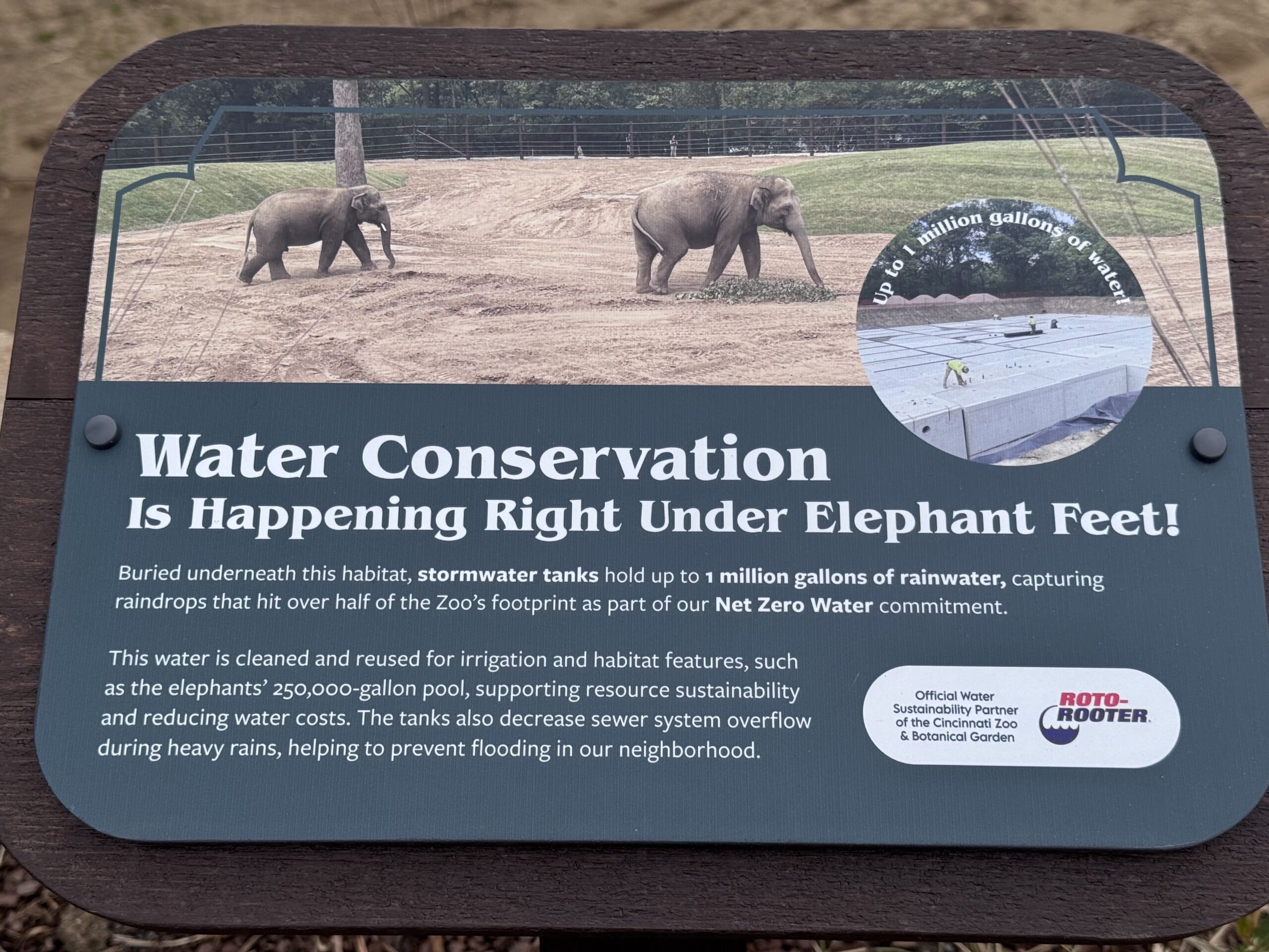 elephant trek signage