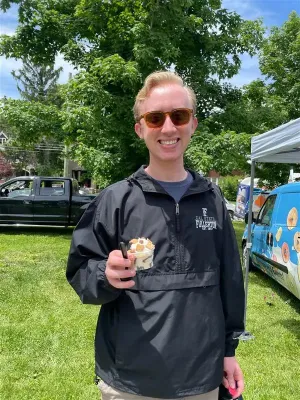 americorps volunteers promoting food security at avondale family fun day