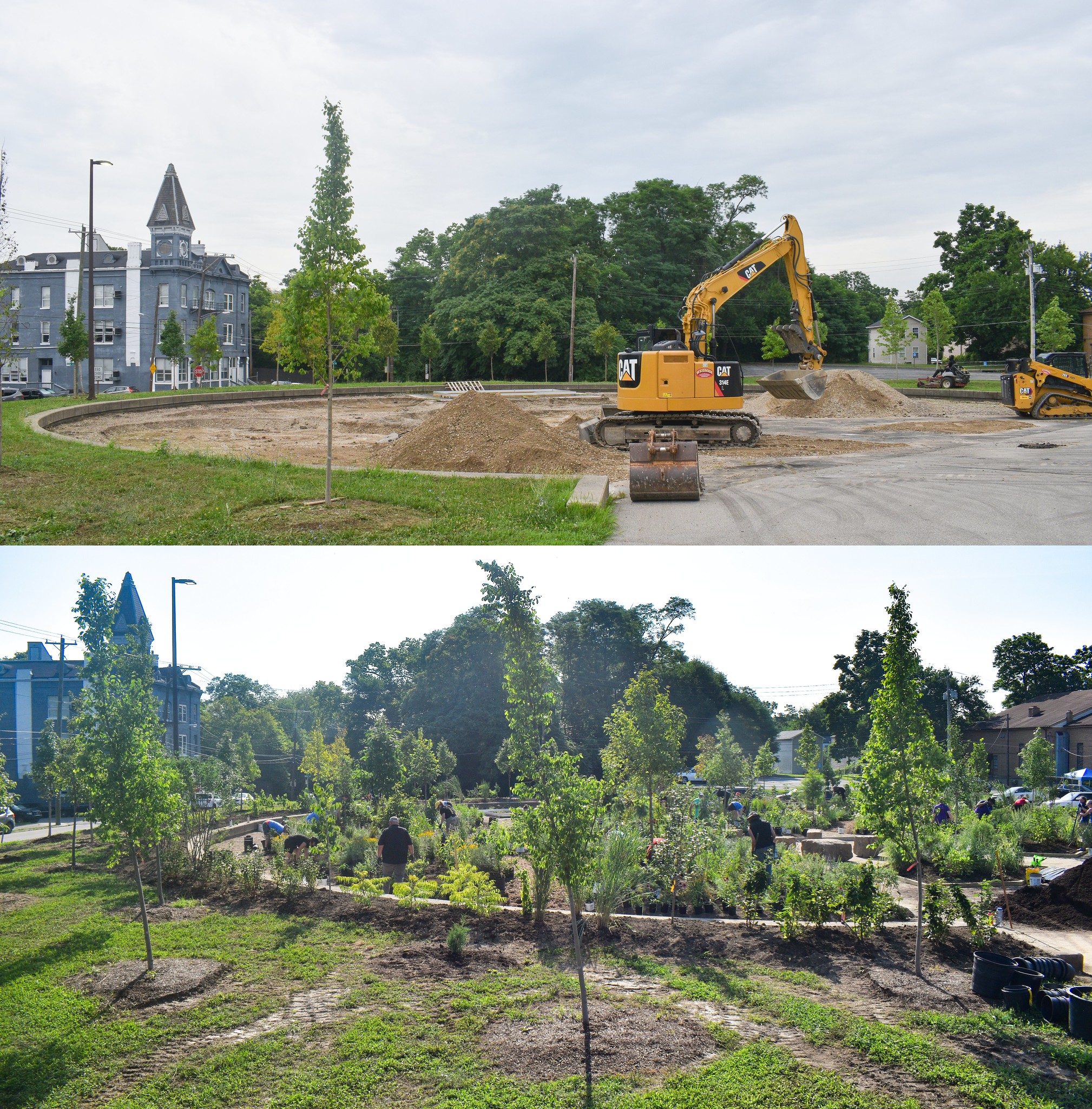 reds community makeover horticulture before and after