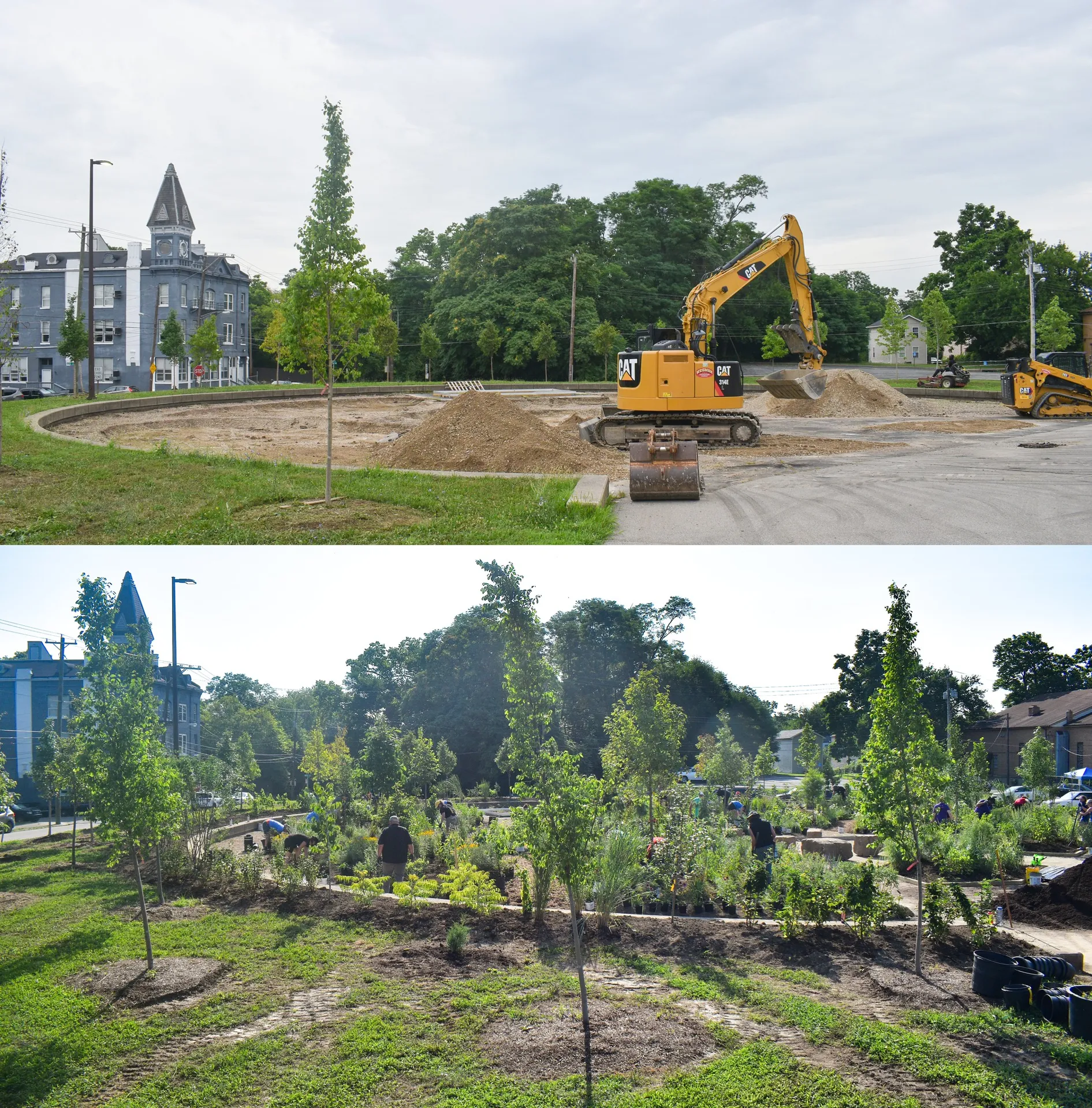 reds community makeover horticulture before and after