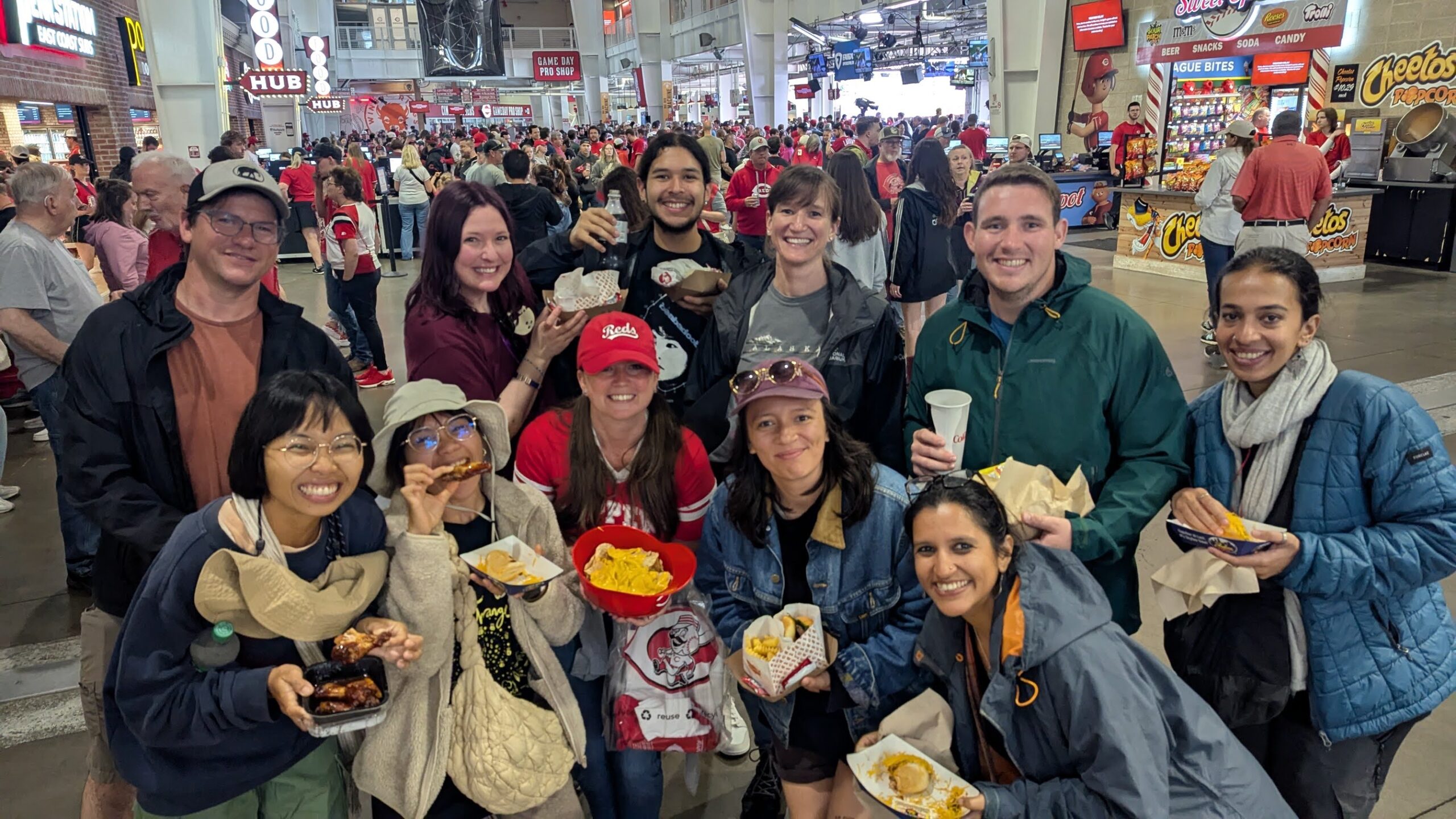 Fellows and Zoo staff at Red’s Game