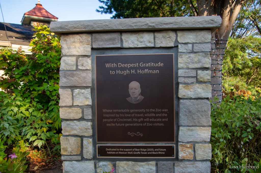 Hugh H Hoffman dedication