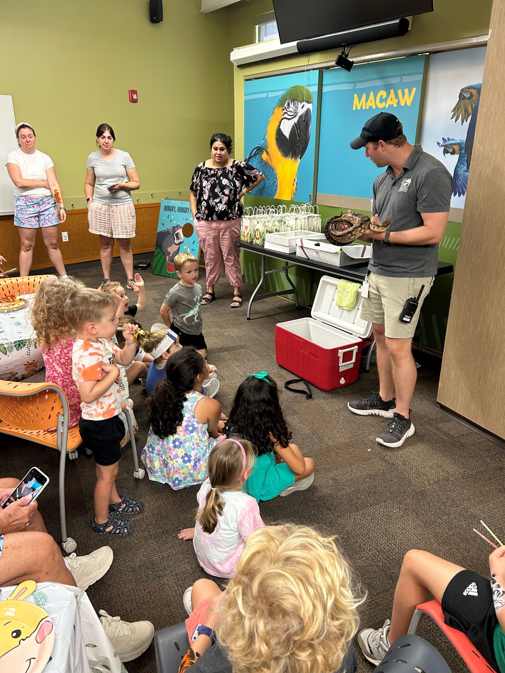 Birthday party at the Zoo