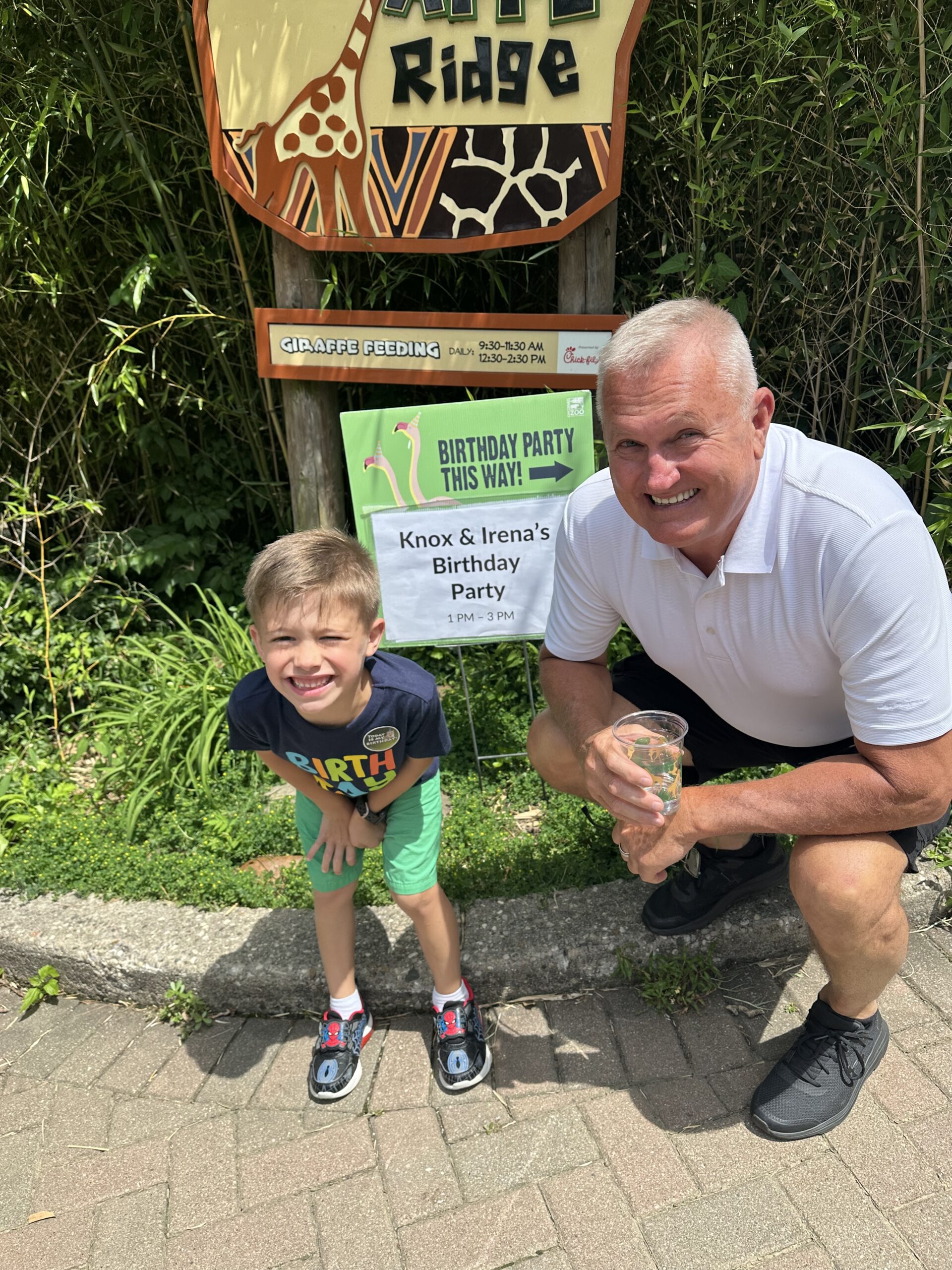 Birthday party at the Zoo