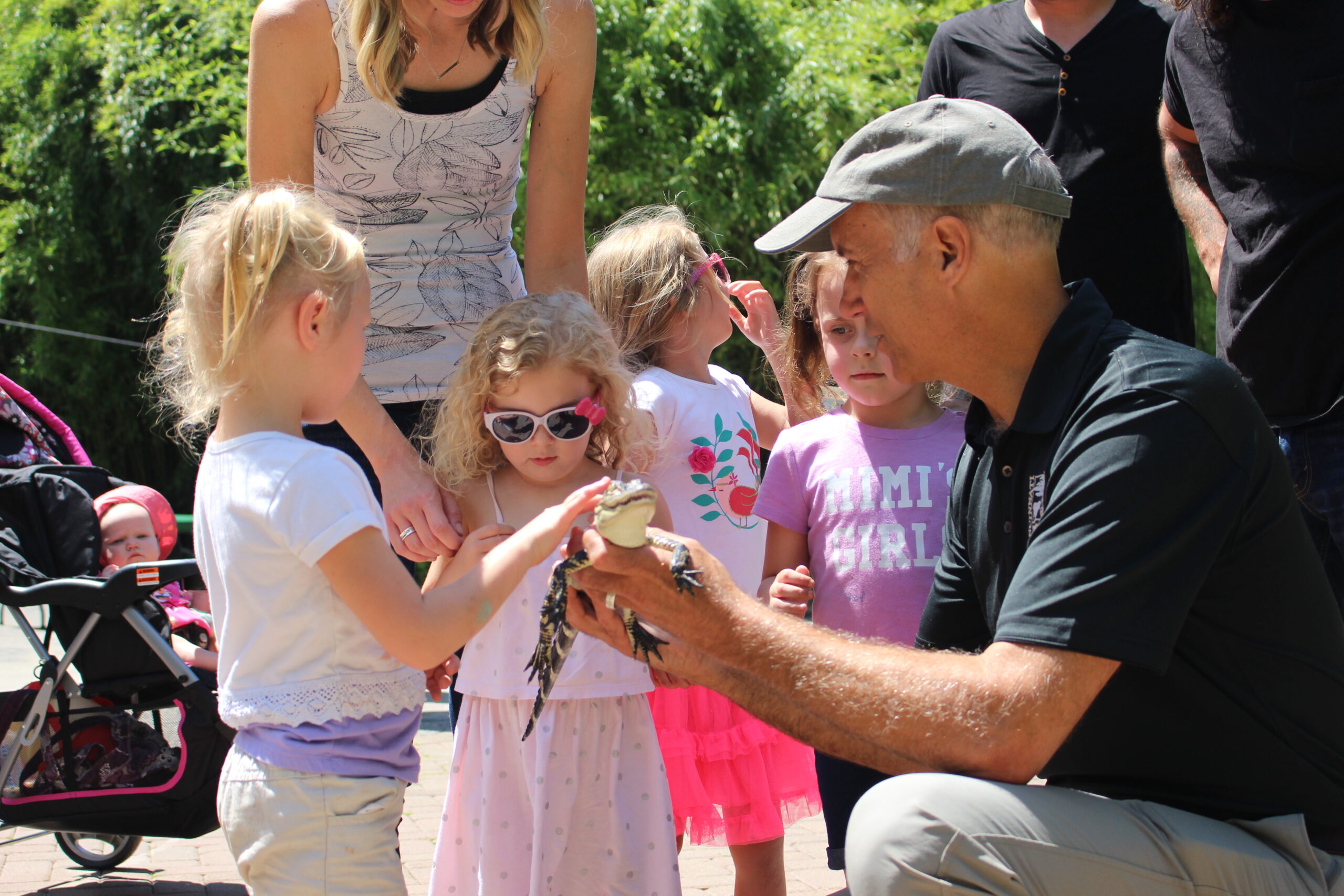 Thane Maynard with guests