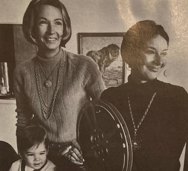 1971 - Cathryn Hilker with Volunteer Speaker bureau